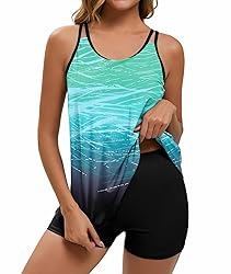 2 Piece Swimsuit for Women Tummy Control Bathing