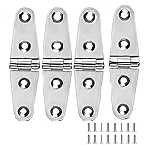 ODYSUNRAL Boat Strap Hinges, Marine Hinges, 4 inch