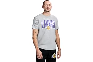 GAME 7 Men's X NBA Officially Licensed Graphic Short Sleeve Lightweight Classic Crew Neck Cotton T-Shirt