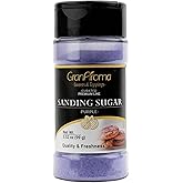 GranAroma Purple Sanding Sugar, Decorative, Cookies & Sweets (3.52 Ounce)
