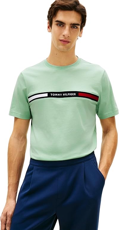 Tommy Hilfiger Herren T-Shirt Rundhalsausschnitt
