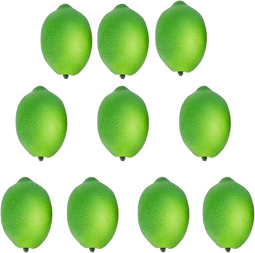 Amazon Com Buytra 10 Pack Artificial Fake Lemons Limes Fruit For