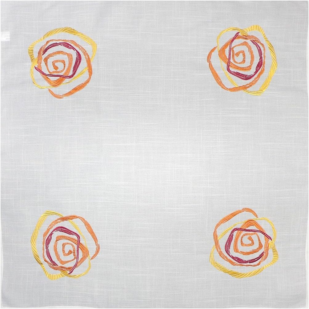 Frottier Heimtexhandel Centre Piece Table Cloth 85 x 85 cm with Embroidery Table Clothes Choice Design Dessin 5