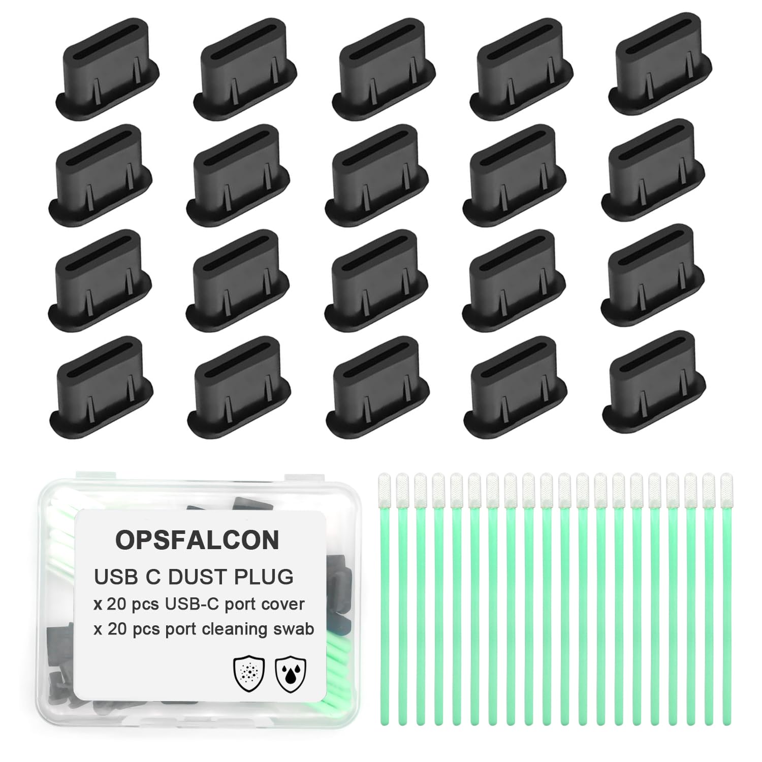 USB C Dust Plug Silicone USB C Anti Dust Port Cover Type C Charging Port Protectors Plug Compatible with iPhone 15 Pro Max Plus Samsung Galaxy Google Pixel and All USB Type C Ports
