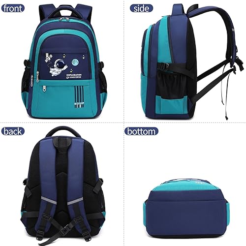 BOVIP kids Backpack for Boys Girls Astronaut Lightweight Bookbags