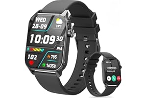 Smart Watch for Men, 120+ Sports Modes Smartwatch with 1.83" HD Touchsreen, Sleep Monitor, IP67 Waterproof, Bluetooth Call & 