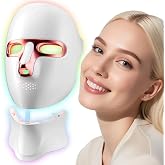 ONLUKY Red Light Therapy Mask USB-C Rechargeable LED Face Mask | Cordless LED facial mask, USB C rechargeable with infrared lights, ideal for home, travel, yoga and sleep skincare
