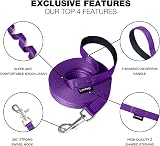 Loutep Training Lead for Dogs 3m 5m 10m 15m 20m 25m 30m Nylon Leash with Padded view 4