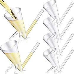 Gerrii 6 Pcs Champagne Shooter Champagne Glasses