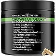 Crown of Glory 10 in 1 Hair Growth Maximizer, DHT Blocker Supplement, Saw Palmetto, Fo-Ti, Collagen, Pumpkin Seed Oil & More, Supports Thicker, Stronger Hair & Scalp Health (120 Capsules - 2 Months)