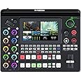 RGBlink mini-Edge, All in One Video Mixer Switcher 4K Multi-Cam PTZ Controller with 8-Ch Audio Input, 5-Ch Video Input Video Production Solution for Live Streaming, Podcasting, Content Creation...