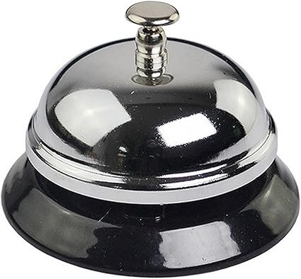 Amazon Dcma 文房具 レジ 呼び鈴 チンチン ベル 特大 ボタン 押しやすい プレゼン 卓上 リンリン １点 受付カウンター 文房具 オフィス用品