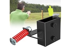 CHENTEEL 2x4 Steel Target Hanger | AR500 2x4 Shooting Target Stand Brackets | Target Holders for Shooting | Steel Gong Target Conversion Adapter for Range | Indoor | Outdoor