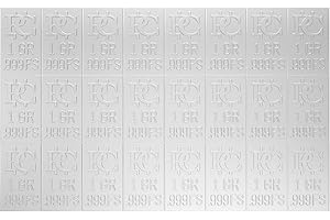 PATRIOTS COIN One Gram Pure Silver Bar Divides to 15 One Grain Bars .999 Fine Silver Snaps Apart