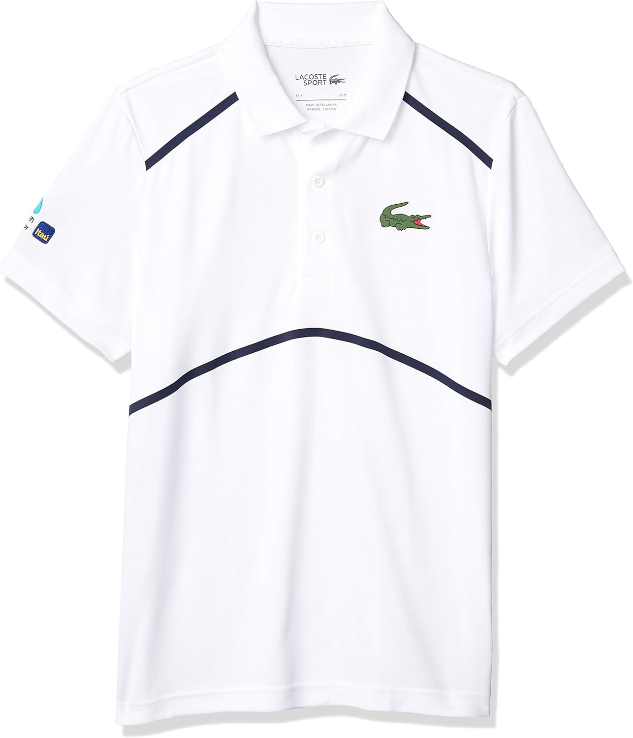 Lacoste Men's Sport Miami Open Ultra Dry Graphic Polo Shirt: Clothing