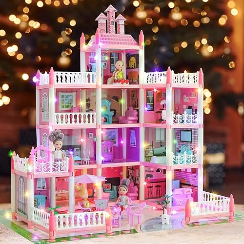 LUYE Stories Dollhouse for Girls Year Old Huge