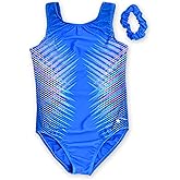 Destira Girls Premium Closed Back Gymnastics Leotards - Snug Performance Fit (Size Up for Comfort), Girls/Child Sizes