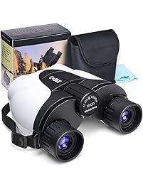 Cobiz 10x25 Compact Binoculars for Kids and Adults, Folding Spotting Telescope for Bird Watching,Outdoor Camping and Sports Games,Best Gift for Boys,Girls