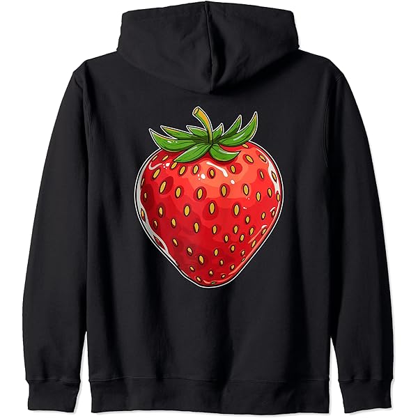 Amazon.com: Strawberry Zip Hoodie : Clothing, Shoes & Jewelry