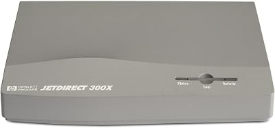 HP Jetdirect 300x External Print Server 10/100Base-TX Network Adapter Hewlett