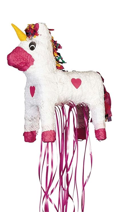 amscan P39100 - Spiel Zubehör-Pull-Pinata Einhorn
