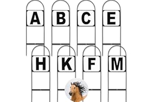 ITULCYO 8PC Dressage Letters Arena Markers，Dressage Letters for Arena Equestrian Athletes Letters Dressage Arena Letters Arena Dressage Letters Dressage Arena Markers Letters