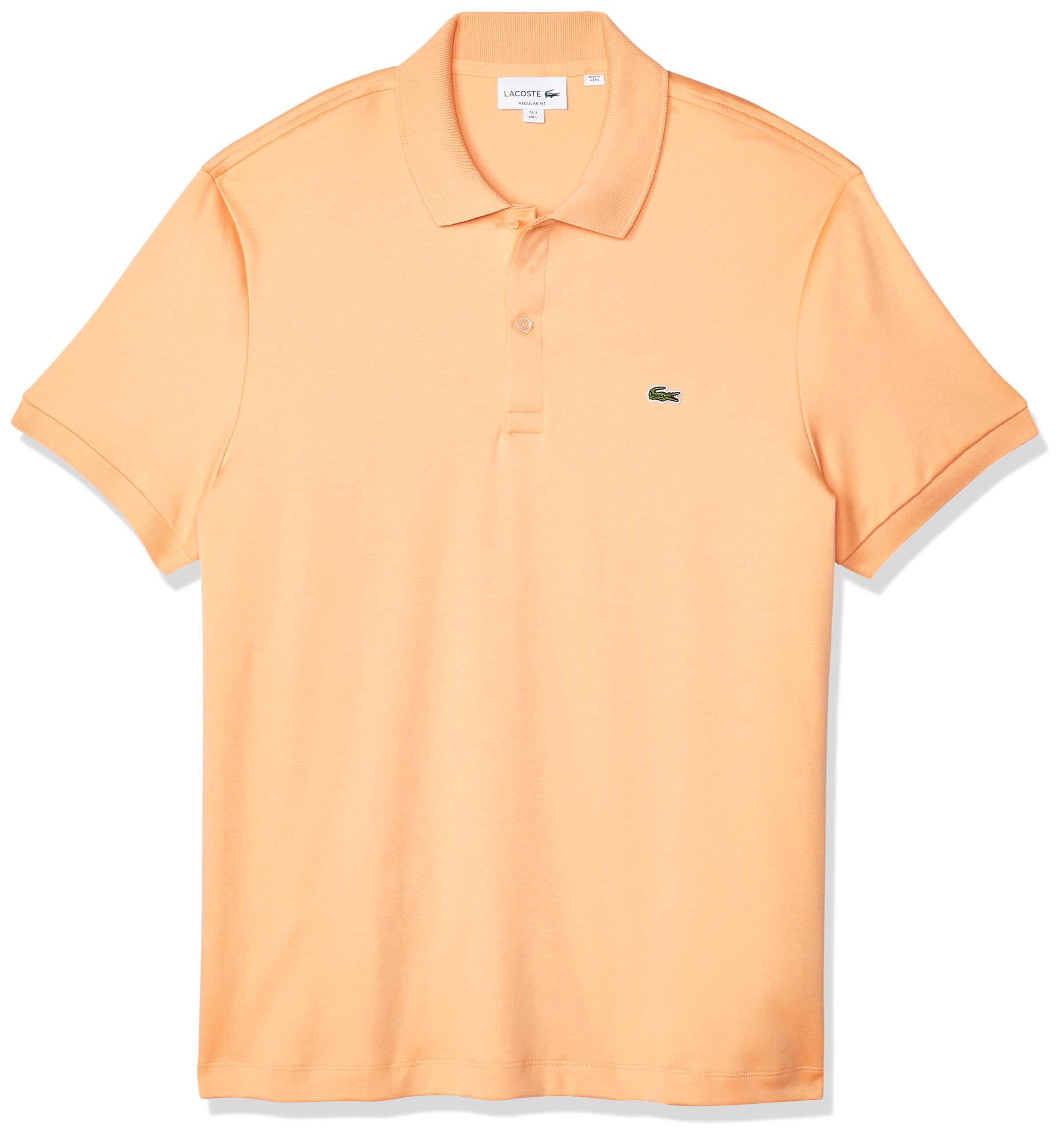 Lacoste Men’s Regular Fit Cotton Pima Polo Shirt, Ledge, 3X-Large