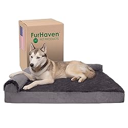 Furhaven Memory Foam Dog Bed for Large Dogs