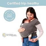 Sleepy Wrap Baby Carrier Newborn to Toddler Dark Grey 7-35 lbs 3-15 kg view 6