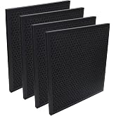 PUREBURG Replacement Activated Carbon Filter Compatible with Dri-Eaz DefendAir HEPA 700 Air Scrubber, 4-Pack For Air Purifier Clean VOCs Odor