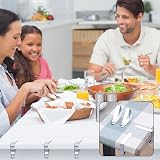 Paxcoo Tablecloth Clips 30 Pieces Stainless Steel Adjustable Holders view 7