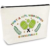 Pickleball Girls Gifts Pickleball Lover Gift Makeup Bag Pickle Ball Themed Cosmetic Bag Pickle Ball Player Gifts Birthday Graduation Gift for Women Girls Friends PB Team Zipper Travel Toiletry Pouch