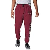 FOCO NFL Men's Officially Licensed Team Color Primary Logo Prime Time Football Sweatpants Joggers Pants