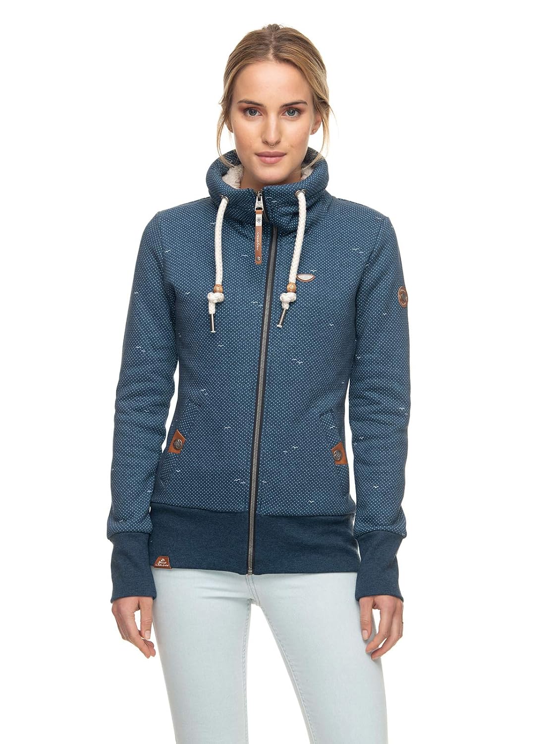 Sweat-shirt Ragwear Rylie Marina Pour Femme - Coupe Droite, Manches Longues - Style Décontracté