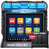 Autel MaxiSys Ultra S2 AI Scanner, Topology 3.0, Multi-Point DVI, EV Test | 2026 Top Intelligen Scan Diagnostic, 6-IN-1 VCMI2, Up of MSUltra MS919 S2, Motor Truspeed Repair, 48+ Service, ECU Program