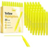 Mr. Pen- Yellow Highlighters, 30 Pack, Chisel Tip, Quick-Dry | Smear-Resistant, Odorless Yellow Highlighters Bulk for School, Office &amp; Journaling