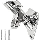 PHITRIC Flag Pole Holder for Outside House, 316 Stainless Steel 2-Positions Flag Pole Mounting Bracket, Heavy Duty Flag Pole Mount with Hardware for Outdoor, Strong and Rust Proof, 1" Inner Diameter