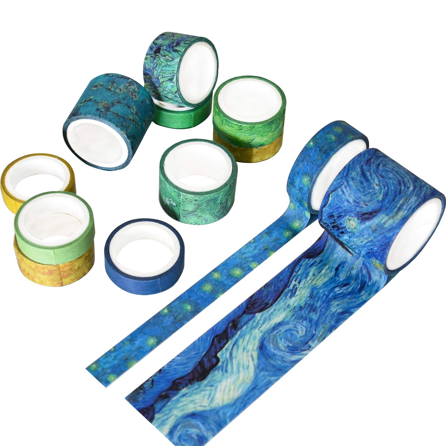 washi tape blue planner accessories