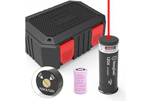 StrongTools Universal Laser Bore Sight Kit with High-Capacity Battery &12 Gauge, Red Laser boresighter, and Green bore Sight with On/Off Switch for Precision Zeroing