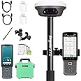 E1 GNSS IMU RTK GPS Surveying Equipment Rover Receiver Rtk Gnss Handheld Collector and Survey Software, 1408 Channels, 1cm Accuracy, 5km Distance
