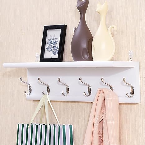 Perchero de Entrada, Perchero con Almacenamiento, Perchero de Pared con