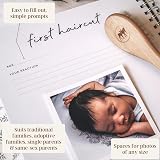 Peachly Unisex Baby Memory Book Linen Cover Milestones Keepsake view 4