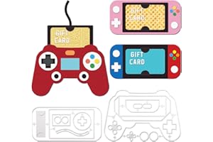GLOBLELAND Game Console Gift Card Holder Cutting Dies for Card Making Game Machine Cut Die for DIY Scrapbooking Journal Embossing Paper Craft Decor