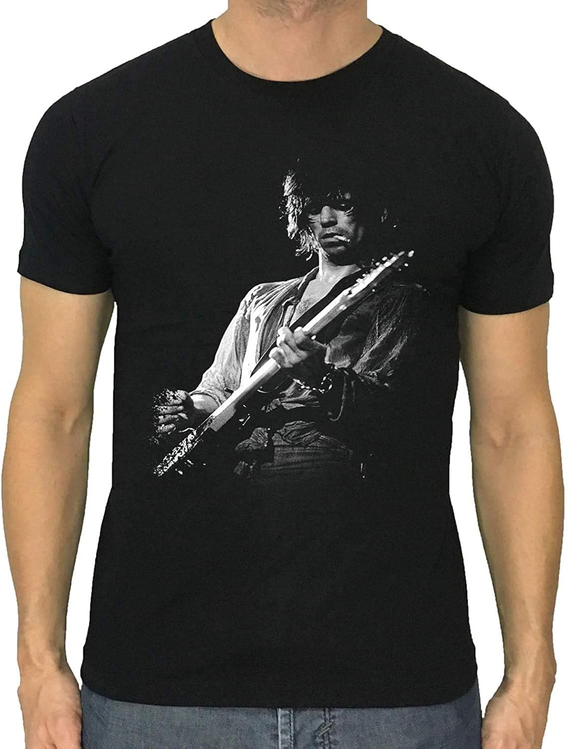 Keith Richards t-Shirt UK Guitarist New Men Black or Dark Grey S to 5XL