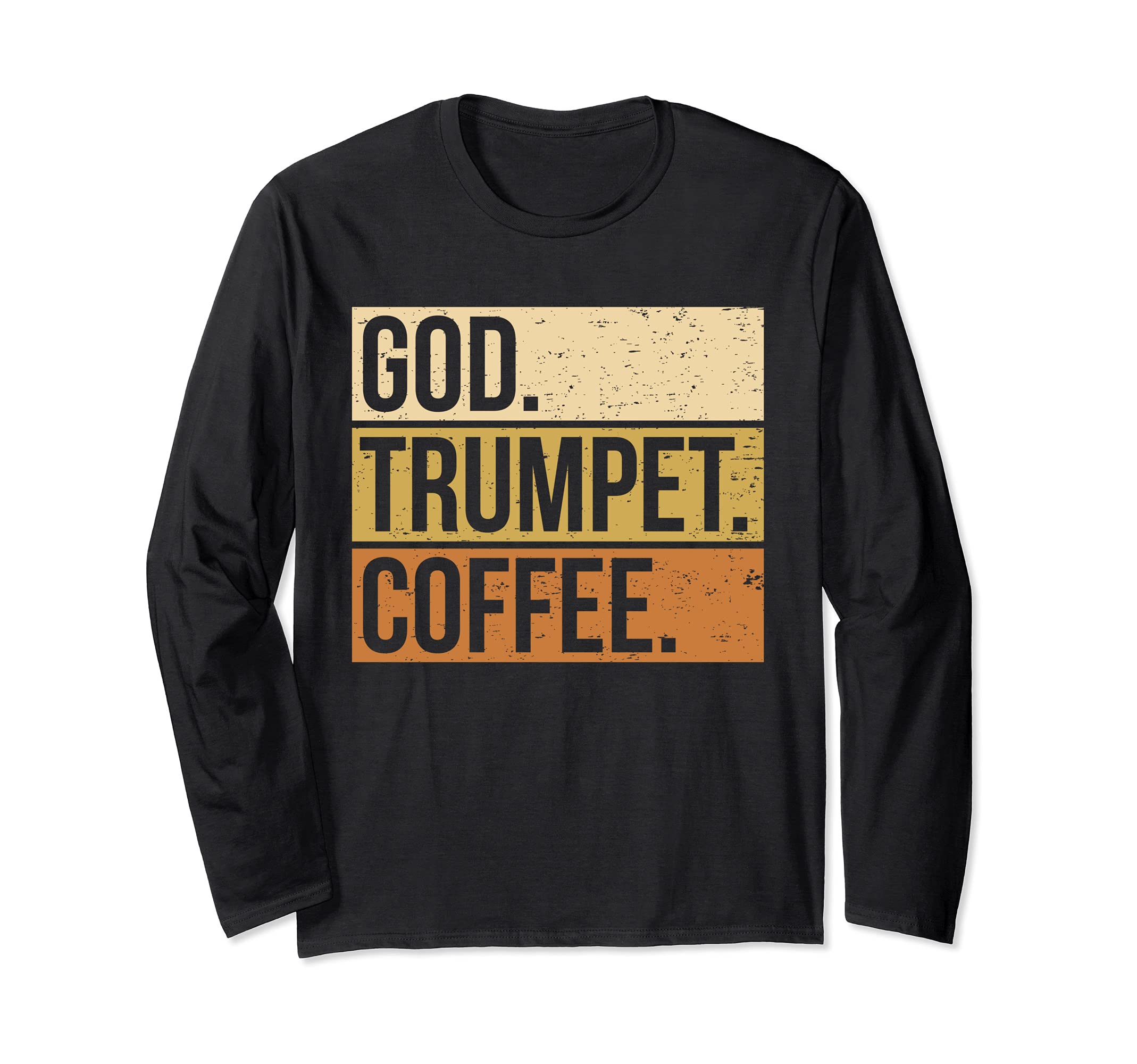 Religious Trumpet Player Trumpeter Christian Music Church Long Sleeve T-Shirt