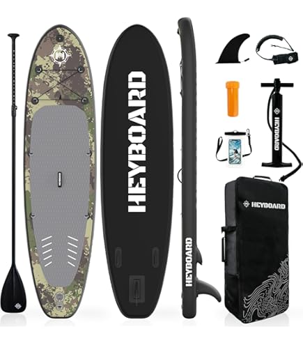 heyboard SUPボード HEYBOARD 10'/10‚Äô6‚Äù Inflatable SUP Board with Accessories