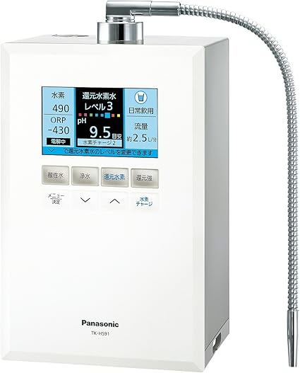 Amazon パナソニック 還元水素水生成器 ホワイト Tk Hs91 W パナソニック Panasonic アルカリイオン整水器 通販