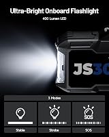 TOPDON JS3000 Jump Starter 3000A 12V Car Battery Booster 9L Gas/7L Diesel view 7