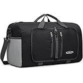 G4Free 40L/65L Foldable Duffel Bag, Water-Repellent Travel Backpack, Lightweight Carry Bag for Overnight Weekender Sports Men Women