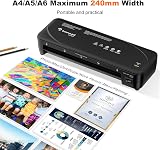 Bonsaii A4 Laminator L418-C Never Jam 80/125mic 270mm/min 240mm width view 5